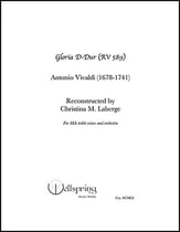 Gloria in D Major SSA Vocal Score cover